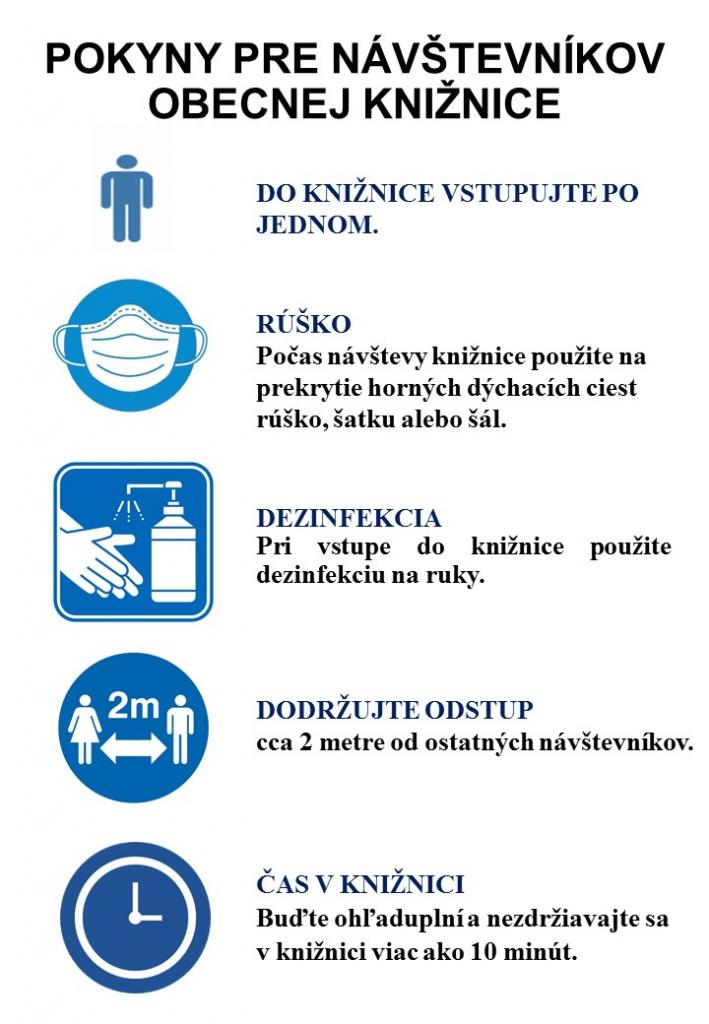 pokyny pre navstevnikov obecnej kniznice